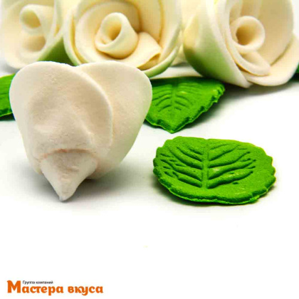 Сахарные цветы РОЗА БЕЛАЯ, d~4,5см