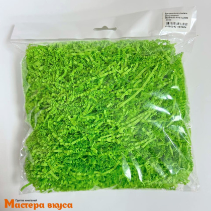 Бумажный наполнитель декоративный, ЗЕЛЕНЫЙ, 50 гр