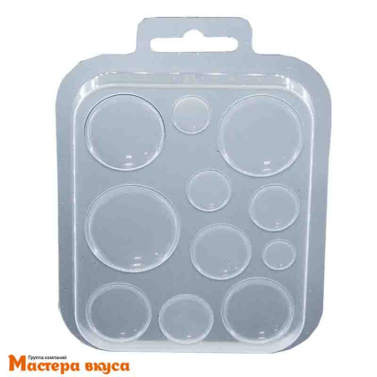 Форма для шоколада пластиковая ШОКО-КРУГИ d 12-34 мм