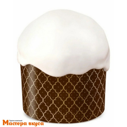 Форма бумажная для кулича ( 75г) d60*h45 мм КУПОЛА