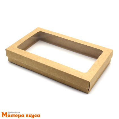 Упаковка для клубники в шоколаде 250*150*40 мм (крафт) (2-д)