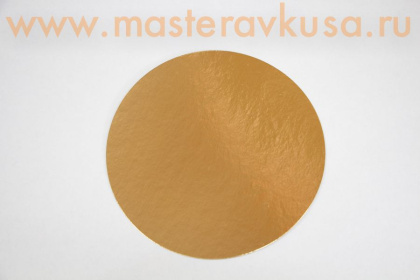 Подложка 0.8 мм, D320 мм односторонняя золото