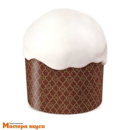 Форма бумажная для кулича (300-350г) d110*h85 мм ХВ ЗОЛОТО