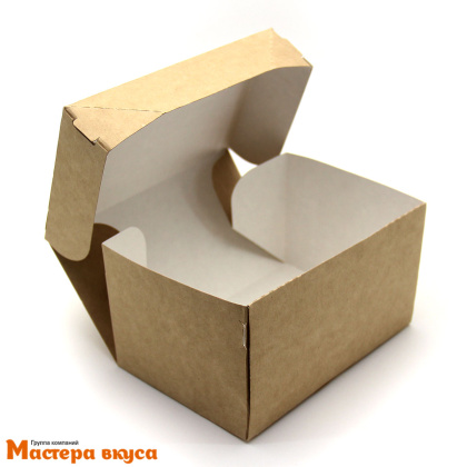 Упаковка для десертов OSQ CAKE 1200, без окна 150*100*85 мм (крафт)