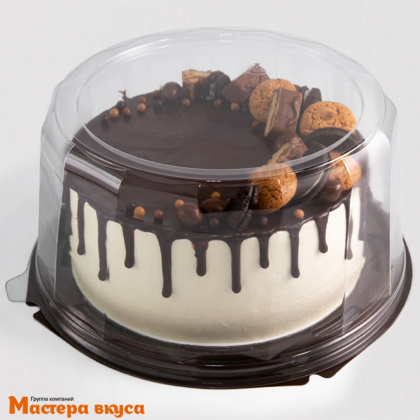 Контейнер круглый,  D200  h95 мм (комплект дно /крышка), УК-298ВГ