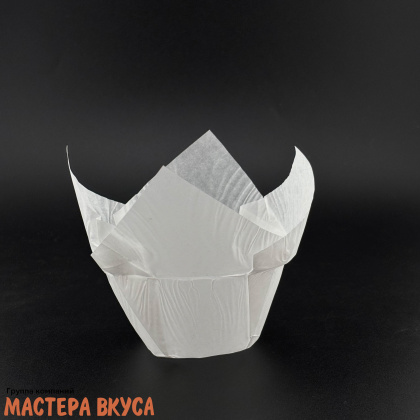 Форма бумажная Тюльпан d50 h85 белая