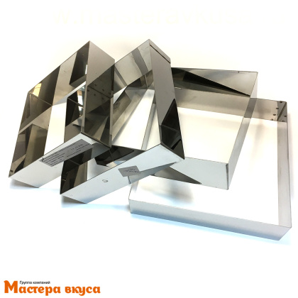 Форма-резак Квадрат 220*220, h60 mm (нерж.сталь) ВЕНТСАР