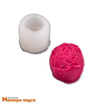 Молд силиконовый  3D ПИОН (БУТОН), изд d~2см h~2см