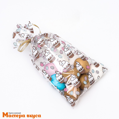 Пакет для сладостей 20*35 см, "Куличи" 