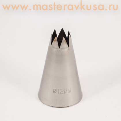 Насадка стальная ОТКРЫТАЯ ЗВЕЗДА, 12 мм,  (BS112)
