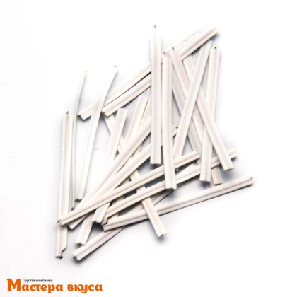 Твист-лента в нарезке, БЕЛАЯ, 5 см, (упак 50 шт)